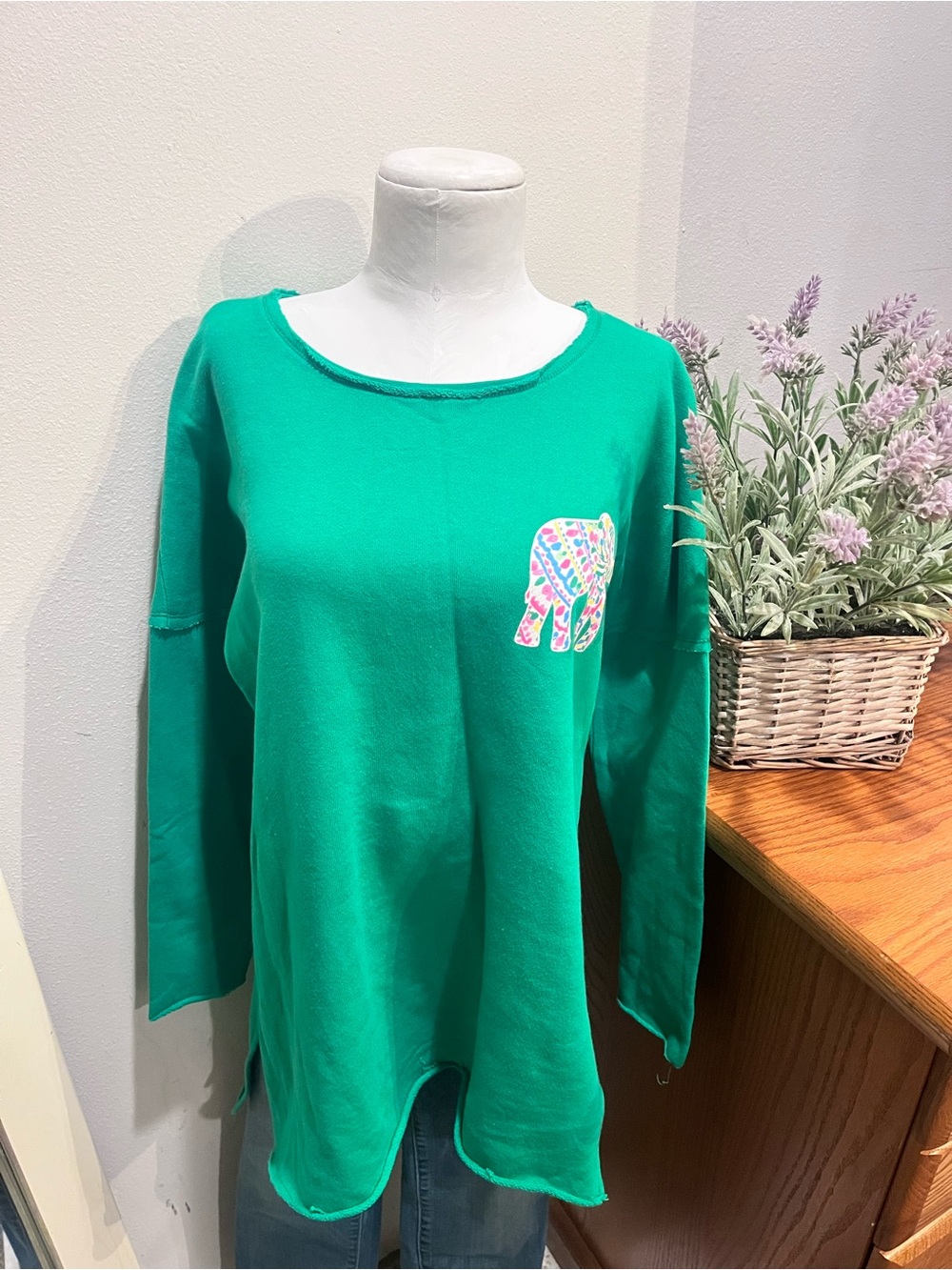 Crown & Ivy GREEN Long Sleeve Shirt